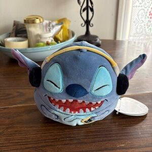 Squishmallows Disney Stitch with MP3 Player and Headphones 6.5" Plush